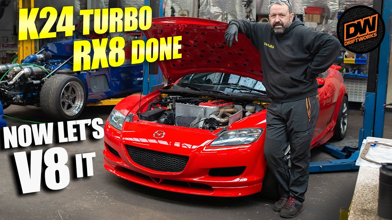 K24 Turbo Mazda RX8 готов — теперь давайте заменим его на V8!