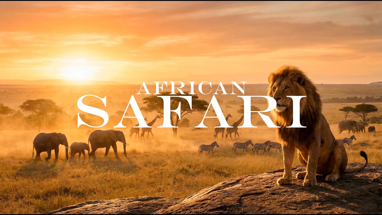 AFRICA in 4K — Wildlife & Savanna Relaxation Film