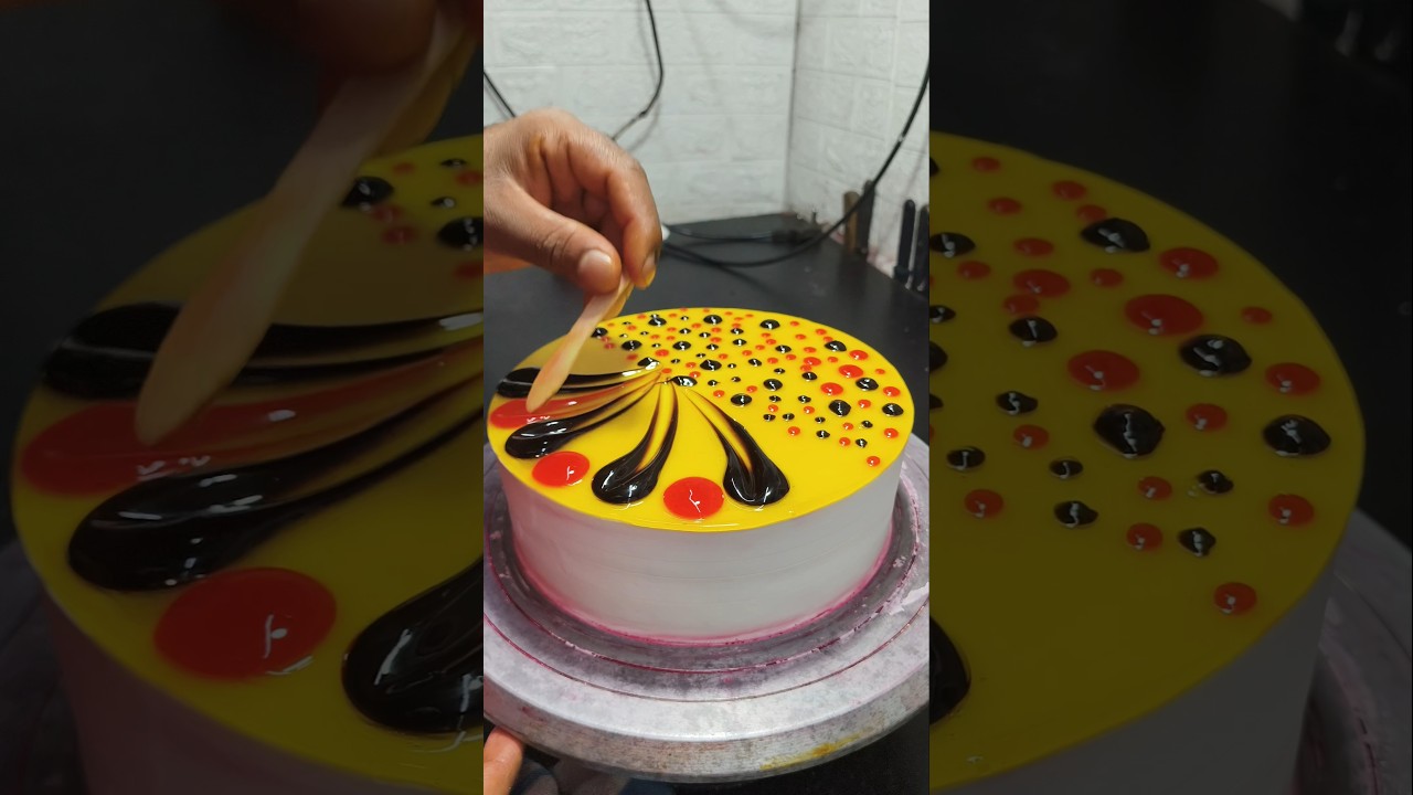 Unique Multi Colour Cake Design #shortsfeed #cake #trending #feed #shorts #youtube #viral #amazing