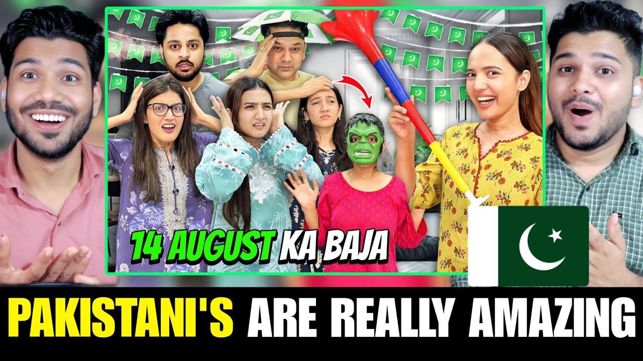 Irritating Family with BAAJA On 14th August by Fatima Faisal - Indian Reaction
