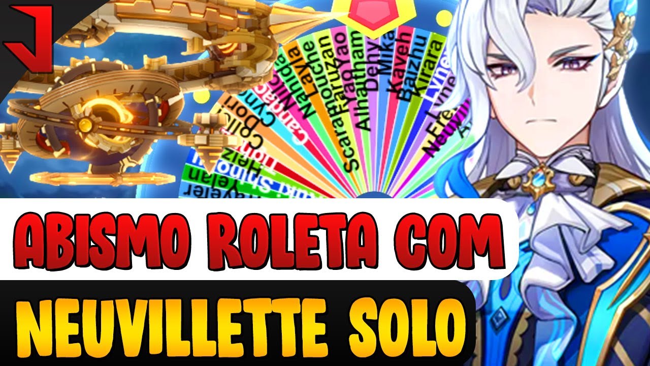 FIZ O ABISMO COM O NEUVILLETTE SOLO C0 E ARMA DO FERREIRO | GENSHIN IMPACT