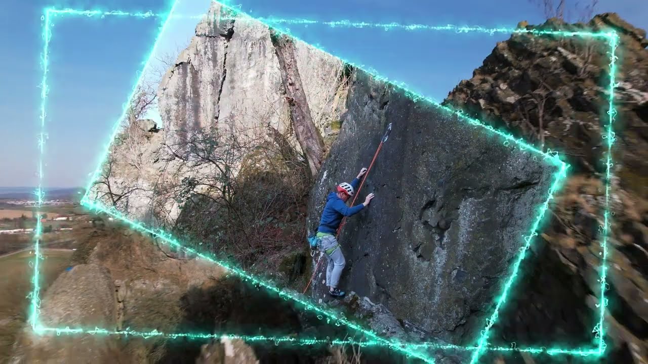 Klettern am Scharfenstein bei Kassel
