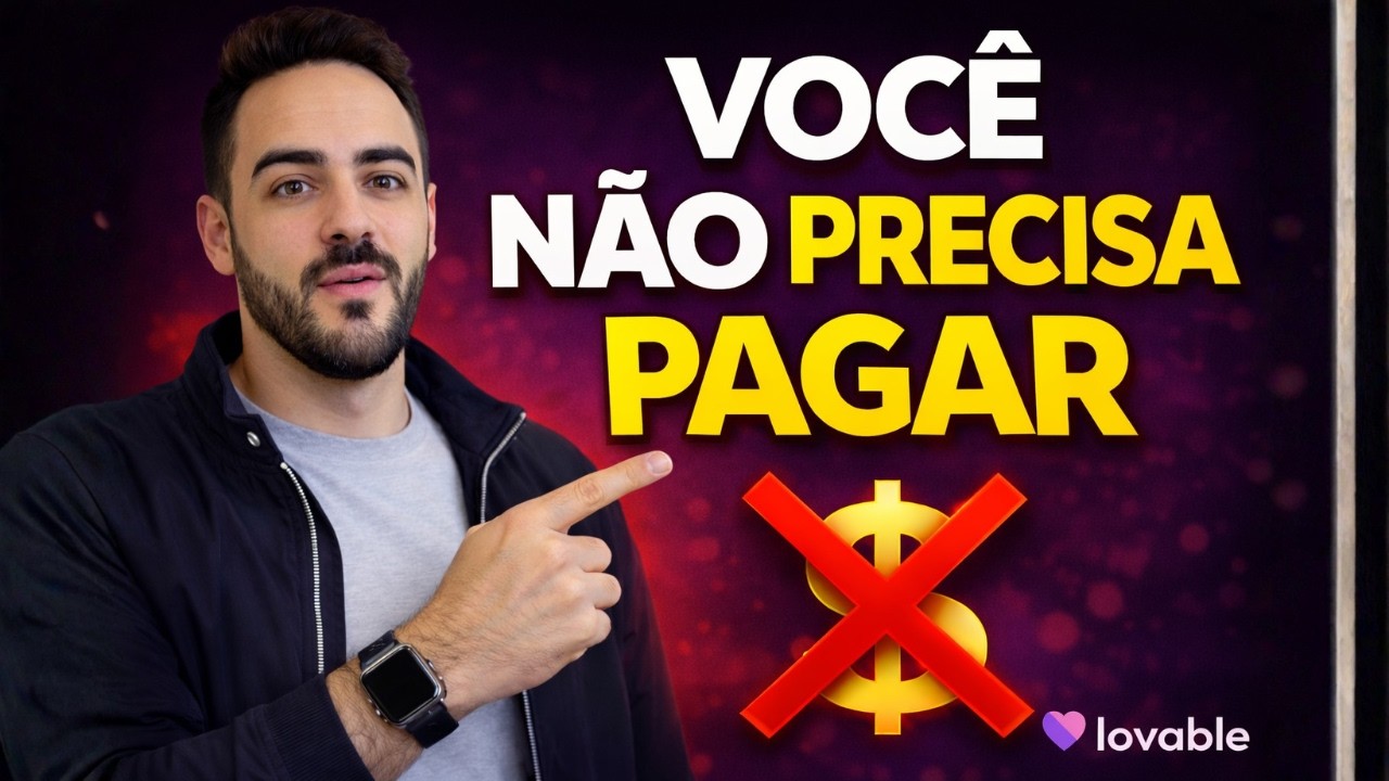 ⭐ Você NÃO precisa pagar domínio no LOVABLE (quase ninguém sabe disso)