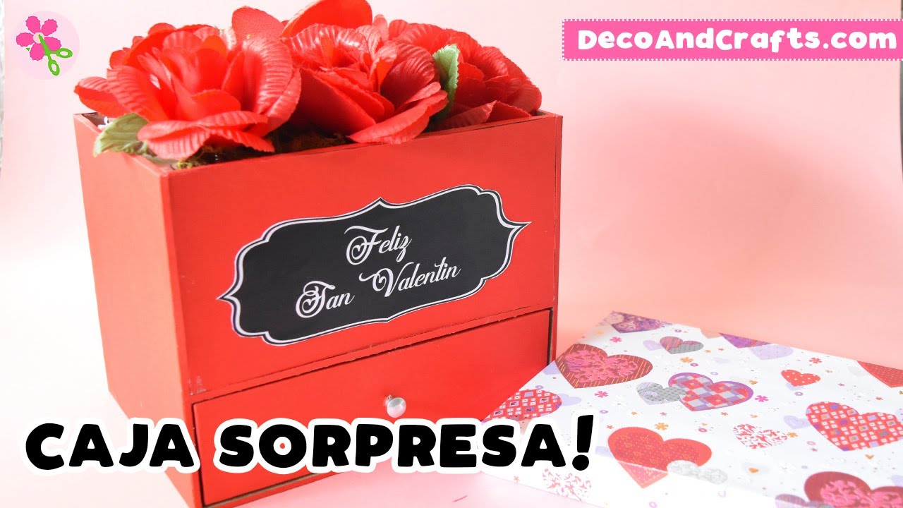 Arreglo de flores para San Valentin y Organizador | DecoAndCrafts