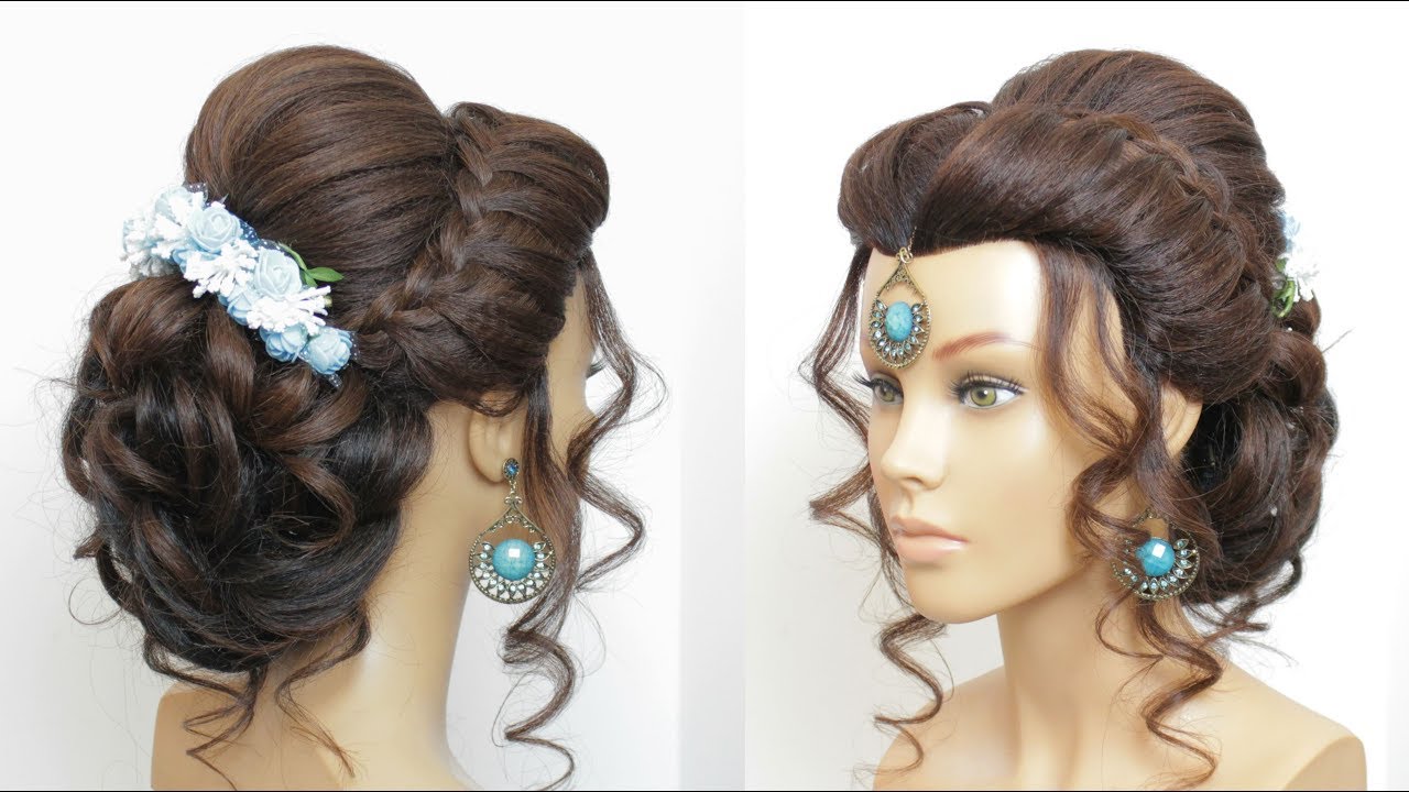 New Hairstyle Tutorial  For Long Hair. Bridal Updo Tutorial