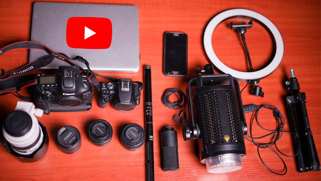 Dore ibikoresho wakenera ushaka gukora videos za Youtube