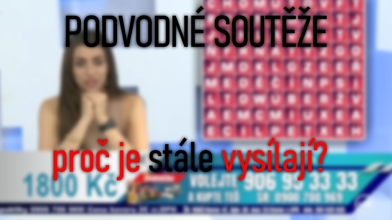 Podvodné soutěže, proč je televize vysílají