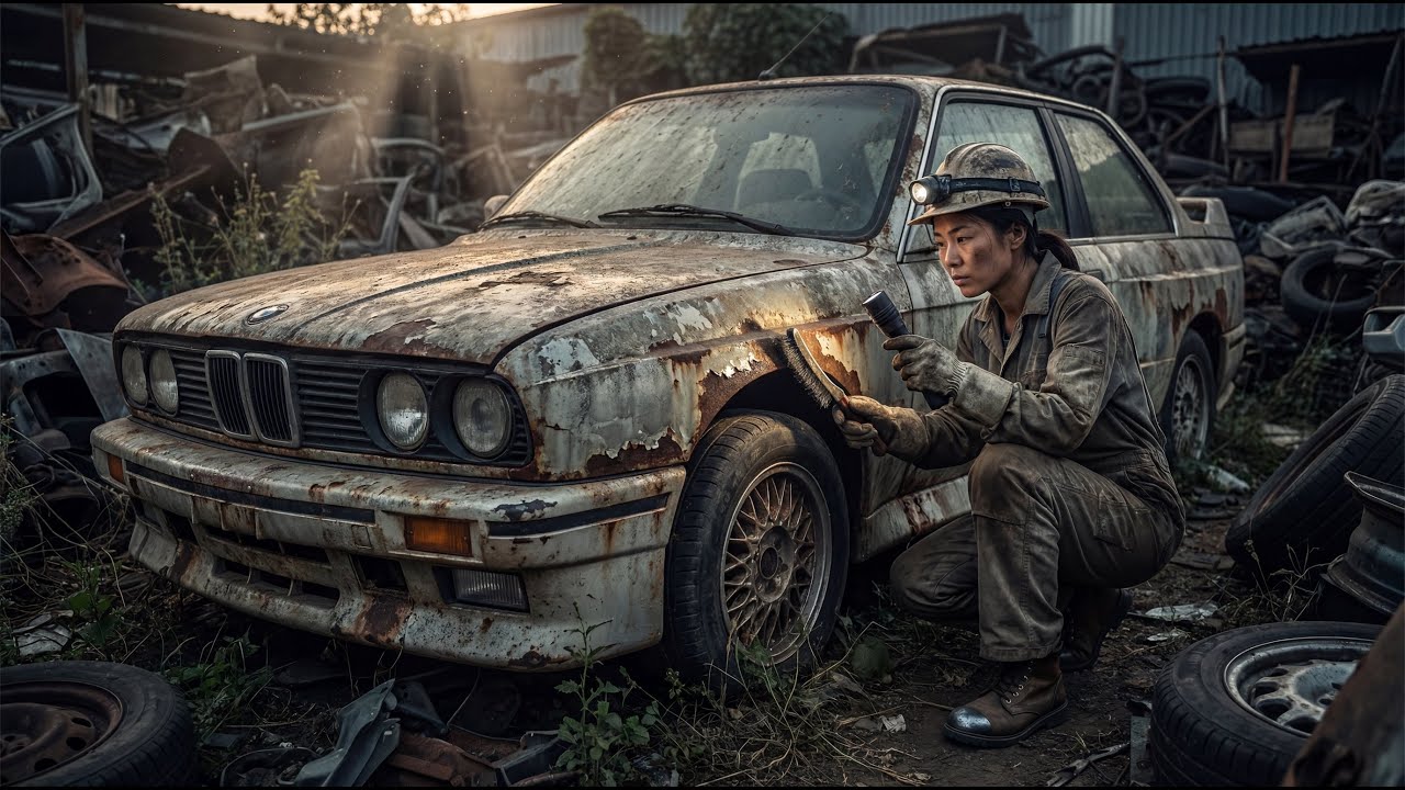 ASMR Car Restoration | 1988 BMW M3 E30 Totally Rusted | Full Rebuild