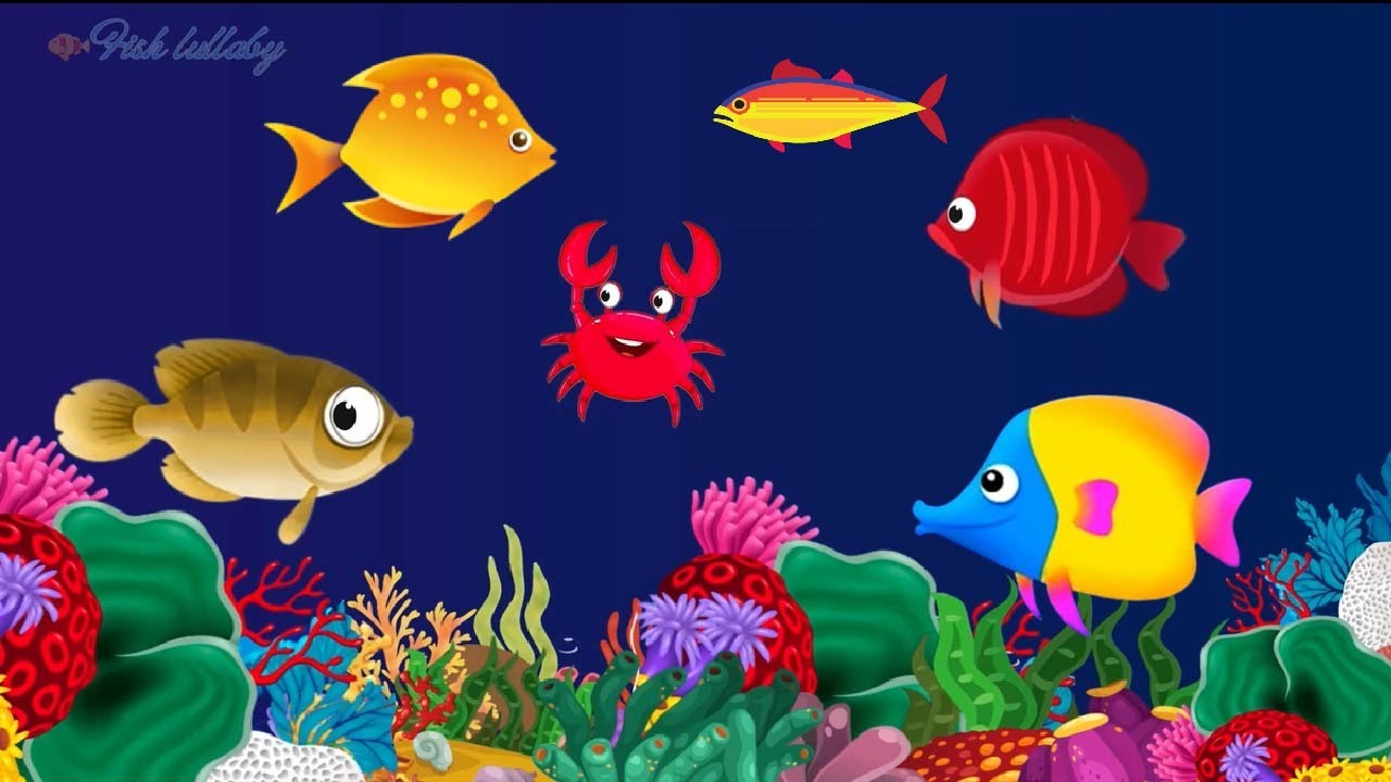 Baby Lullaby🐟Soothing fishes🐟Calming Undersea Animation🐟Aquarium #lullaby #sleepmusic #106