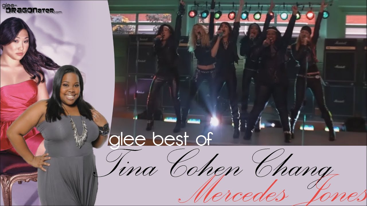 Glee The Best Of Tina Cohen Chang & Mercedes Jones (Dog Days Are Over Lyrics)
