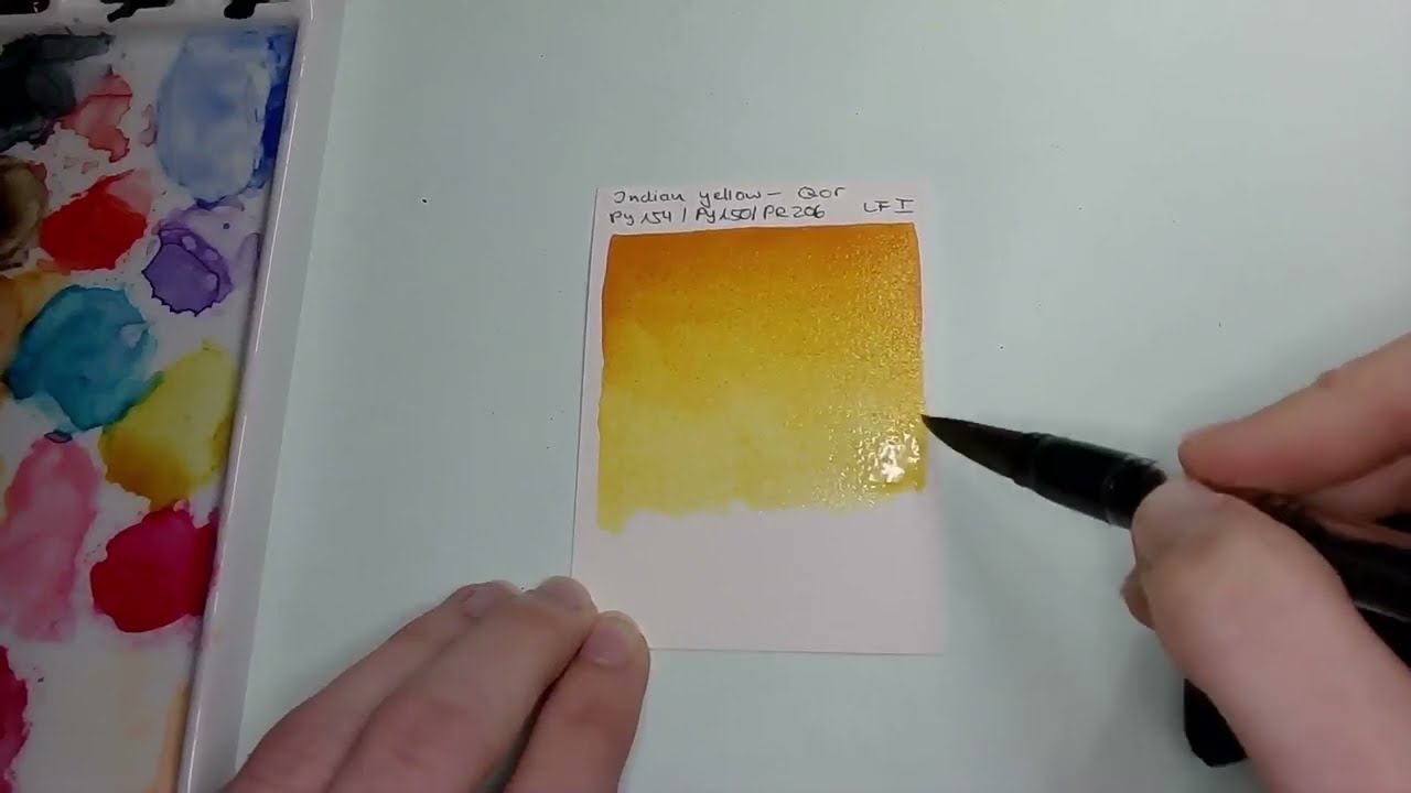 Indian Yellow - PY154/ PY150/ PR206 - Qor