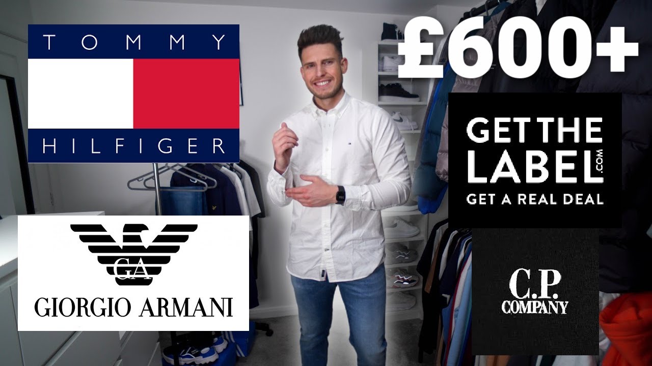 HUGE Designer Men's Clothing Haul & Try On (CP Company, Armani, Tommy Hilfiger + More)