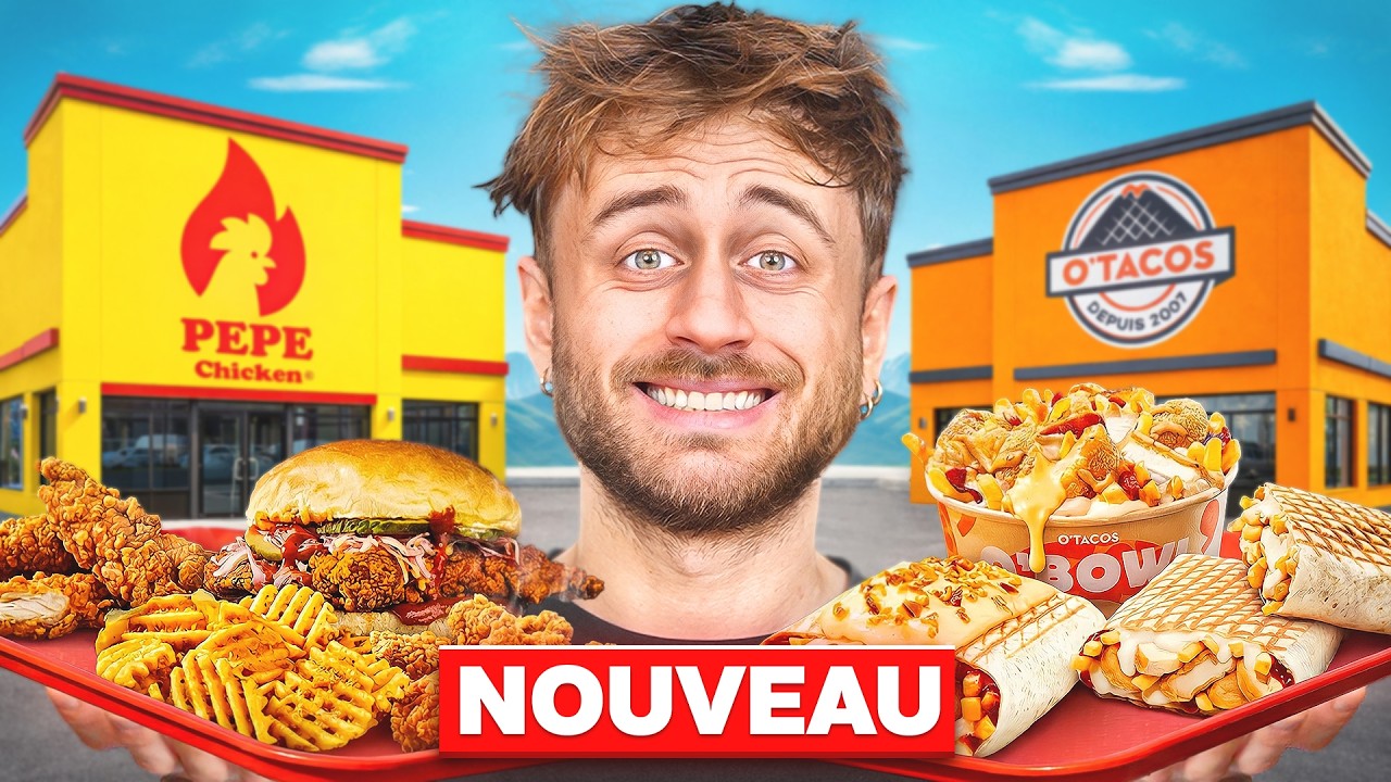 Je teste TOUTES les NOUVEAUTÉS de FAST FOOD 🤤 (McDo, Burger King, Quick…)