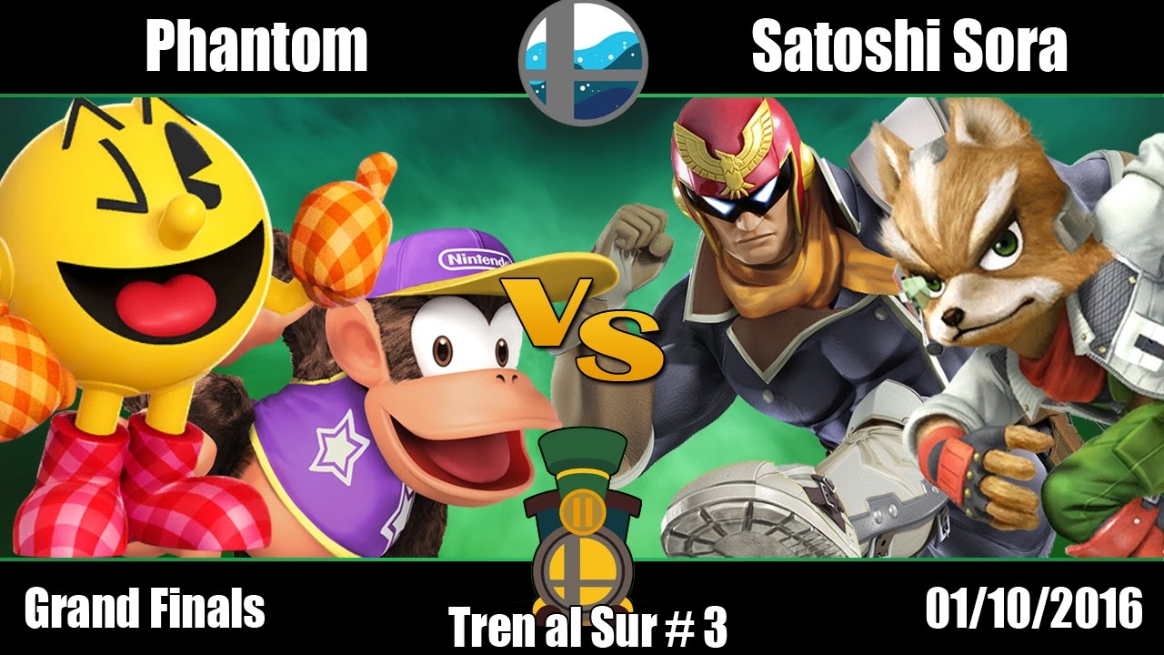 Tren al Sur #3: KMV | Phantom (Pac-Man, Diddy) vs KR | Satoshi (Fox, Falcon) - Grand Finals