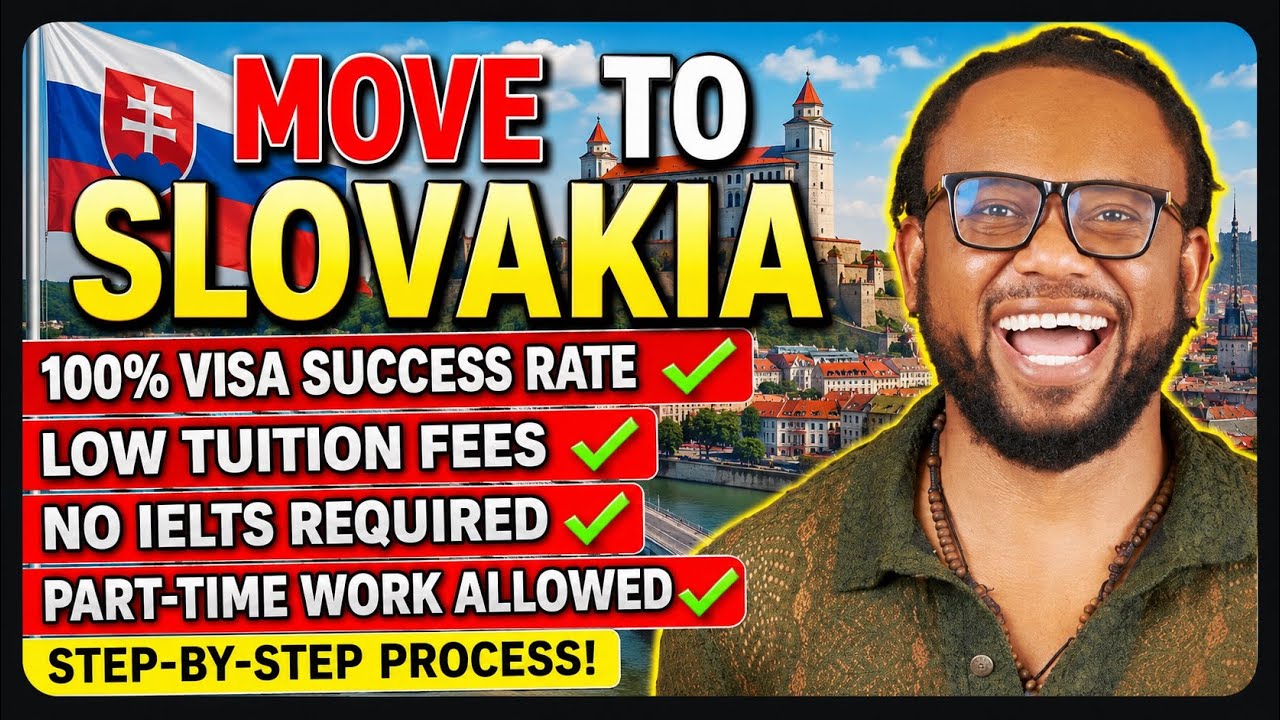 How to Move to Slovakia in 2026 🇸🇰 | Student Visa, Work, Tuition & No IELTS?