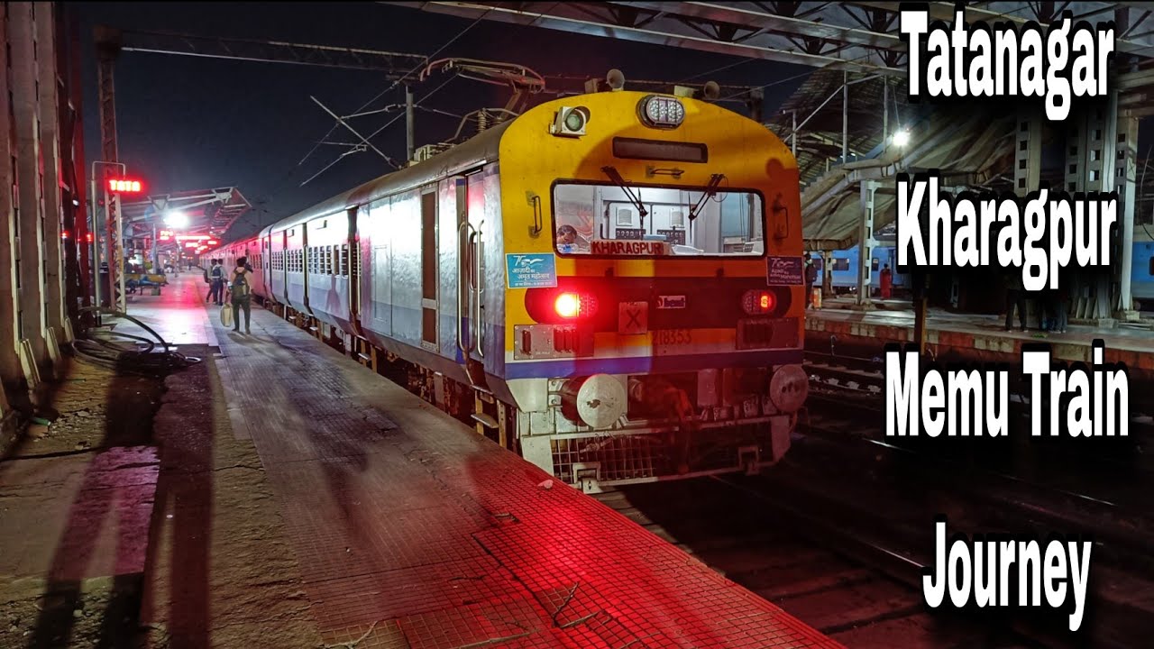 Tatanagar Kharagpur Memu train journey Bengali vlog