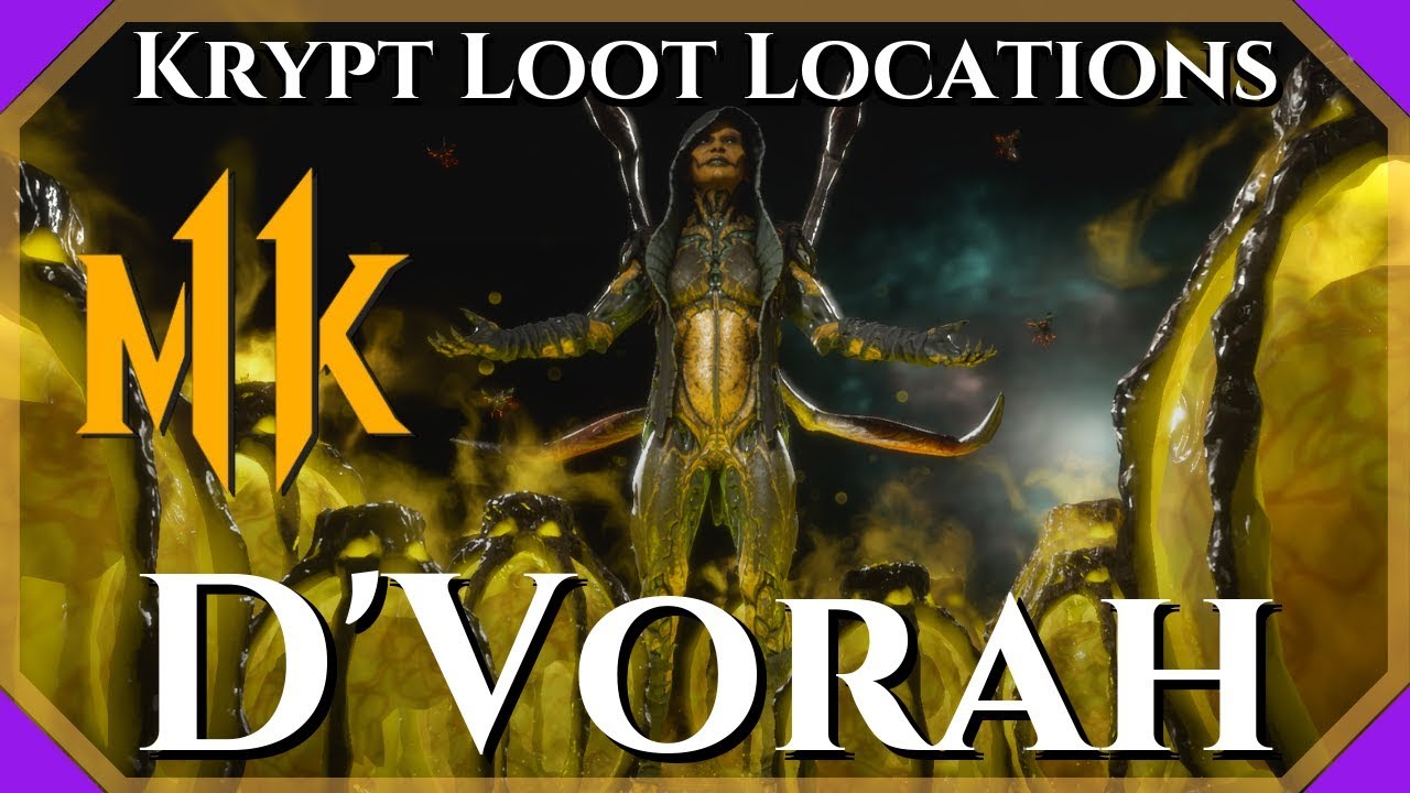 MK11 Krypt D'Vorah Loot Locations - Guaranteed for D'Vorah!