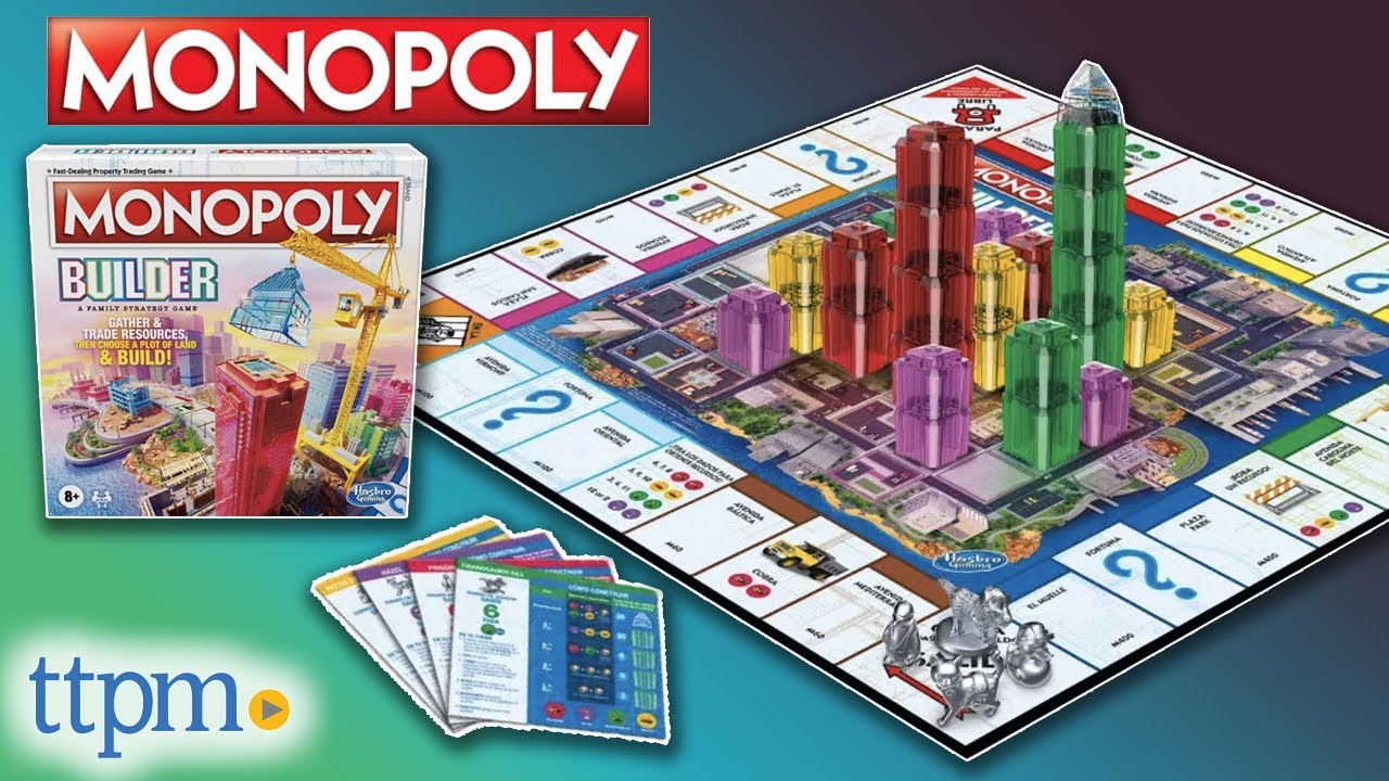 Tallest Monopoly Game EVER! | Monopoly Builder from Hasbro Review 2021