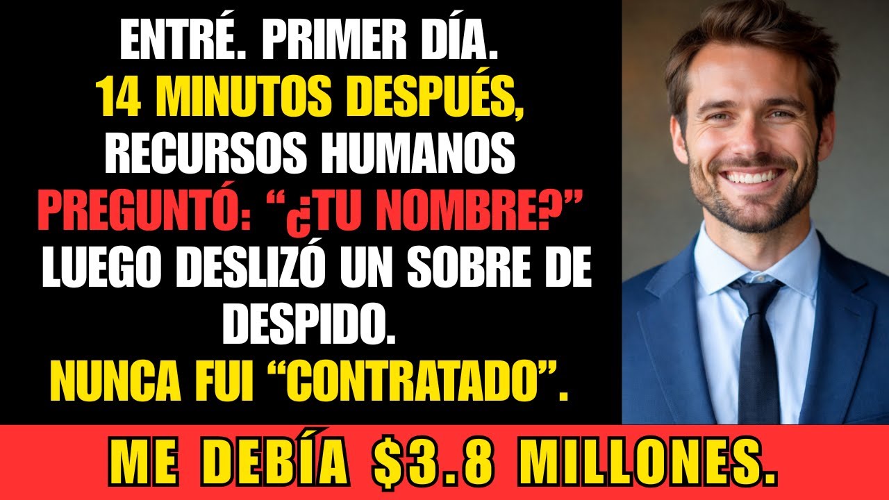 Me despidieron 14 minutos después de llegar: Recursos Humanos ni siquiera sabía mi nombre