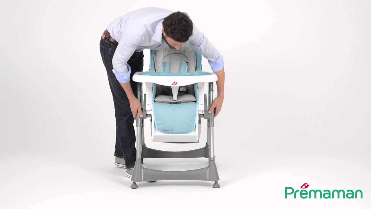 Chaise haute Luxe M&eacute;tal  / Kinderstoel Luxe Metaal - Pr&eacute;maman