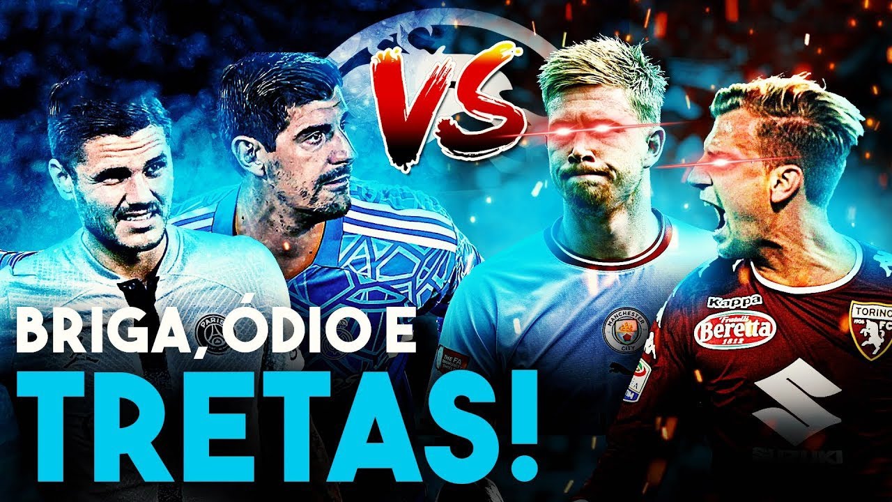 7 grandes INIMIZADES no futebol