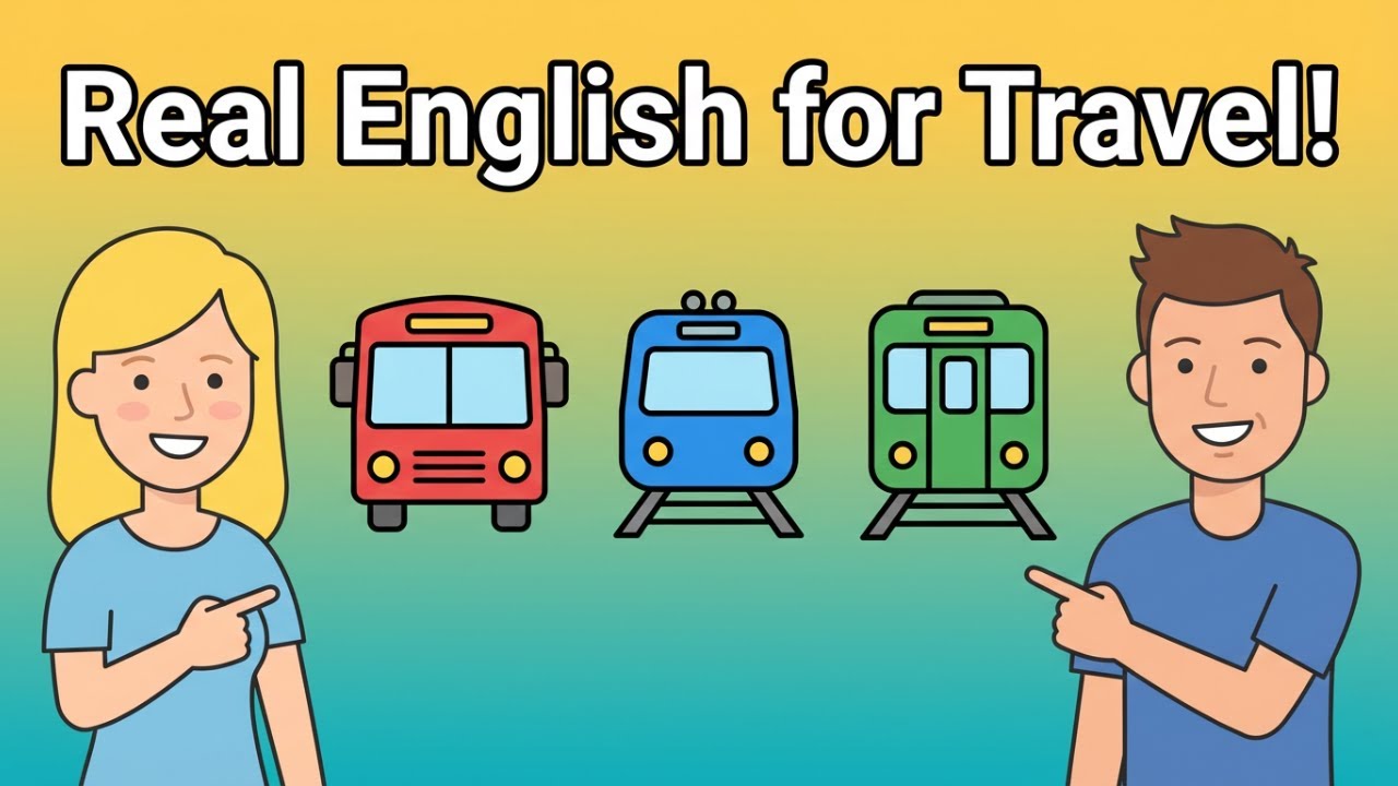Navigating Public Transport — Real English for Bus, Train & Subway | Easy ESL Lesson