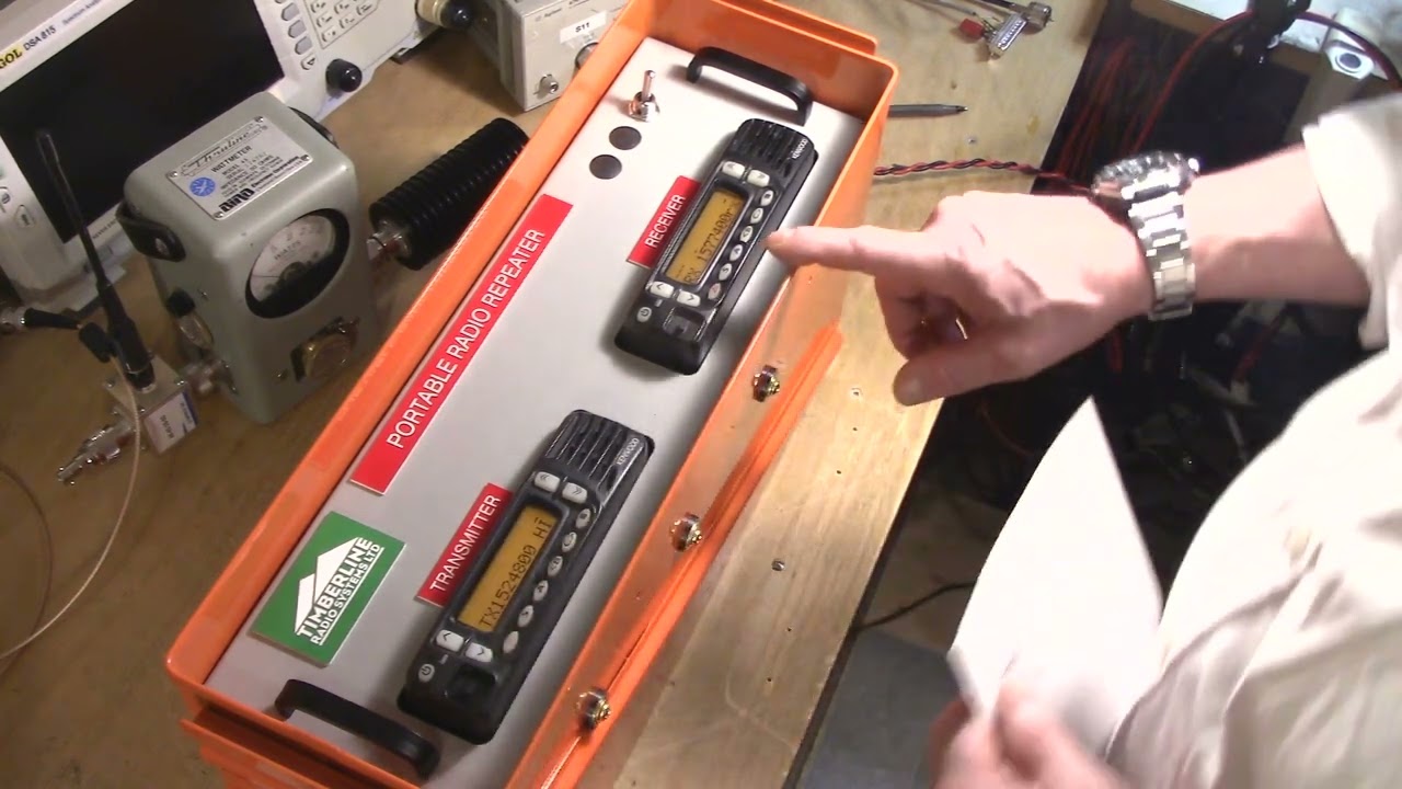 Vhf Portable Repeater, Front Panel Controls TRP-10000