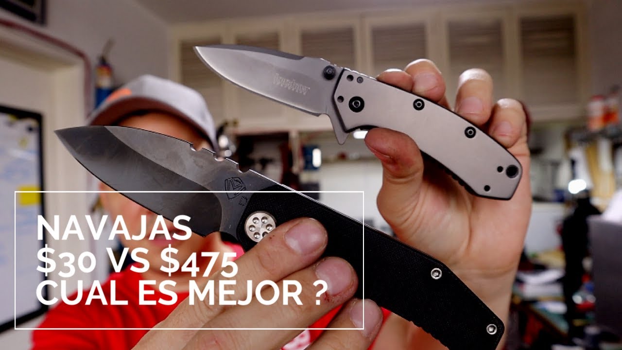 Navaja $30 Vs. Navaja $475 🛑 ¿ Vale la pena ??