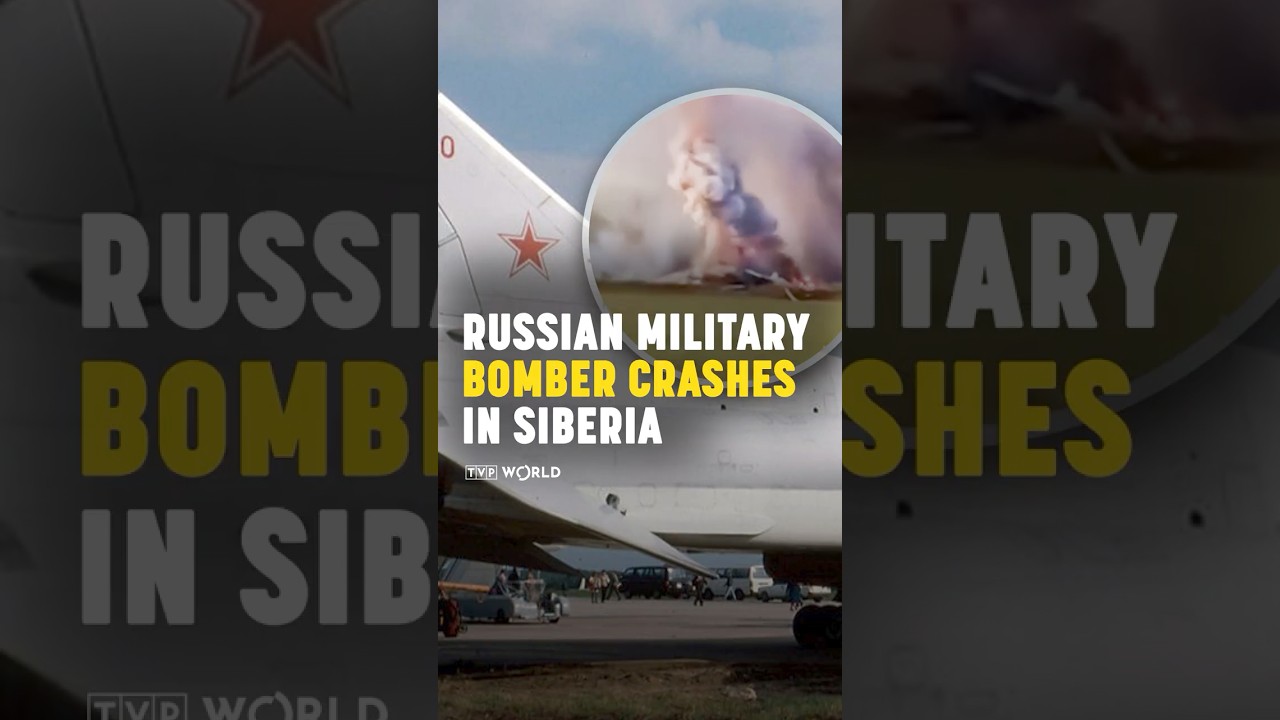 Russian #military bomber #crashes in Siberia