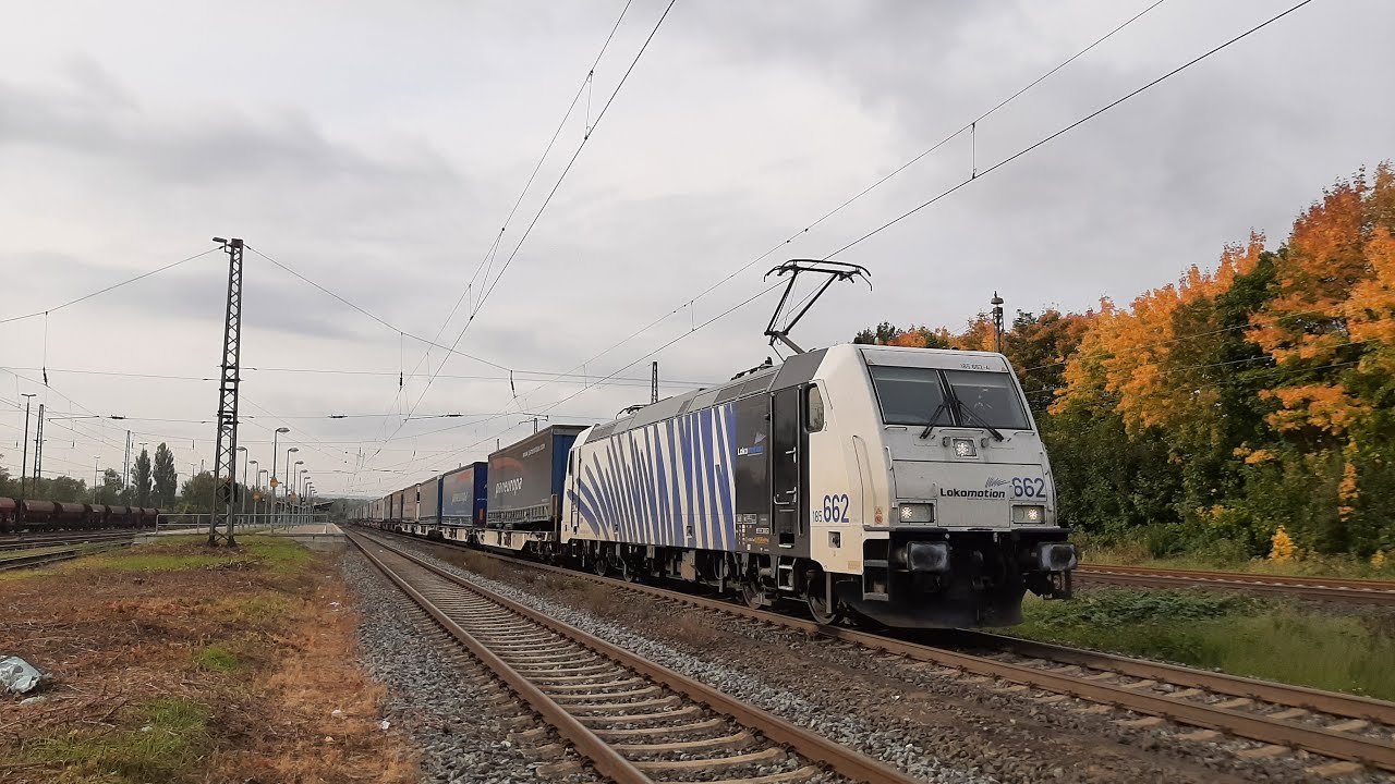 Führerstandsmitfahrt Fulda - Bremen, Baureihe 185, Teil 2 von Bad Sooden Allendorf nach Elze