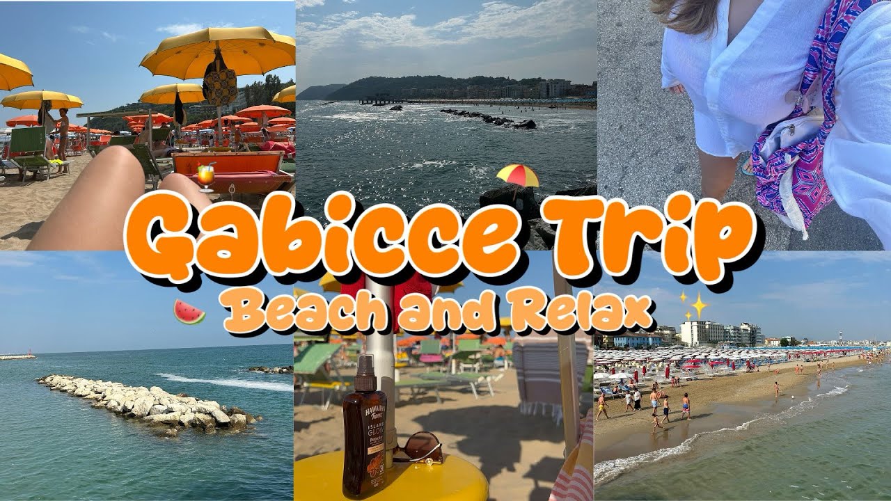 Gabicce Trip | Beach and Relax🍉⛱️✨🍹&bull; Glo