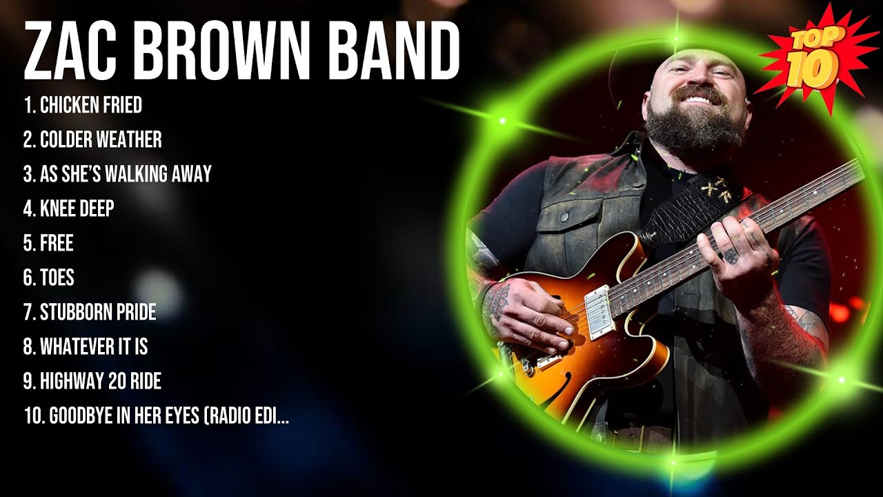 Zac Brown Band 2024 MIX ~ Top 10 Best Songs ~ Greatest Hits ~ Full Album