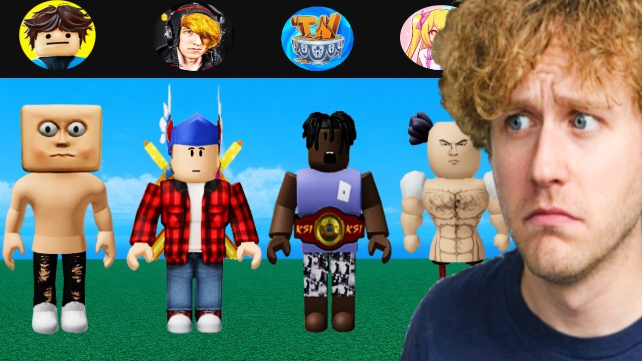 Раскрытие личности всех первых аватаров ютуберов Roblox...