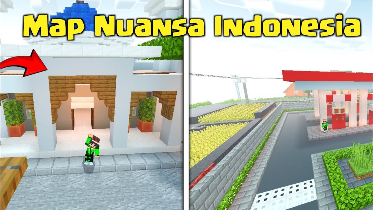 Map Nuansa Indonesia Tanpa Add-on Di MCPE 