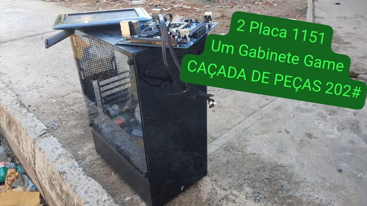 2 PLACA MÃE 1151 UM GABINETE GAME (CAÇADA DE PEÇAS 202#)