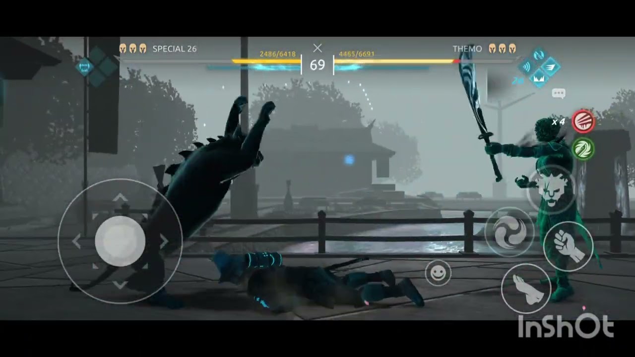 Gameplay of Shadow Fight 4. Yukka VS Azuma  #sf4 #sf4arena #yukka #azuma #gameplay