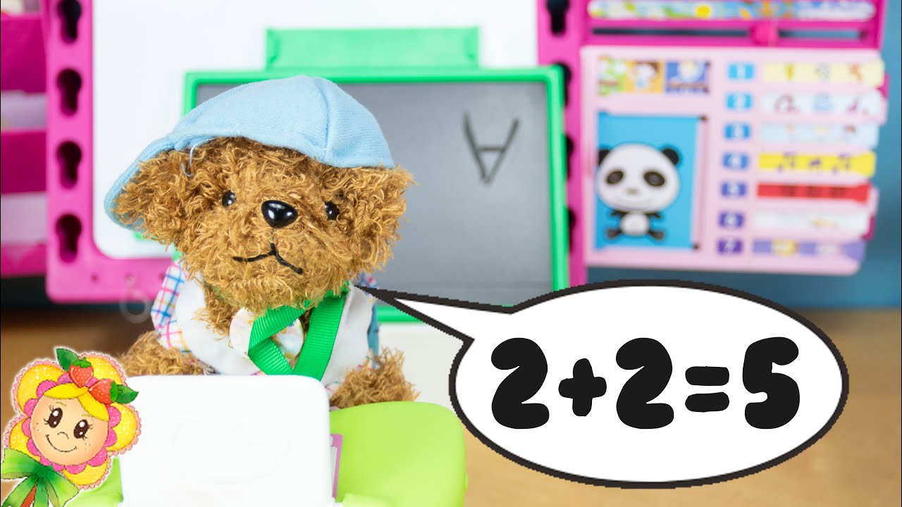 🐶 pobre Brownie! Otra vez suspendo en el examen de matemáticas 🤪 Mini Lily y hadita al rescate !