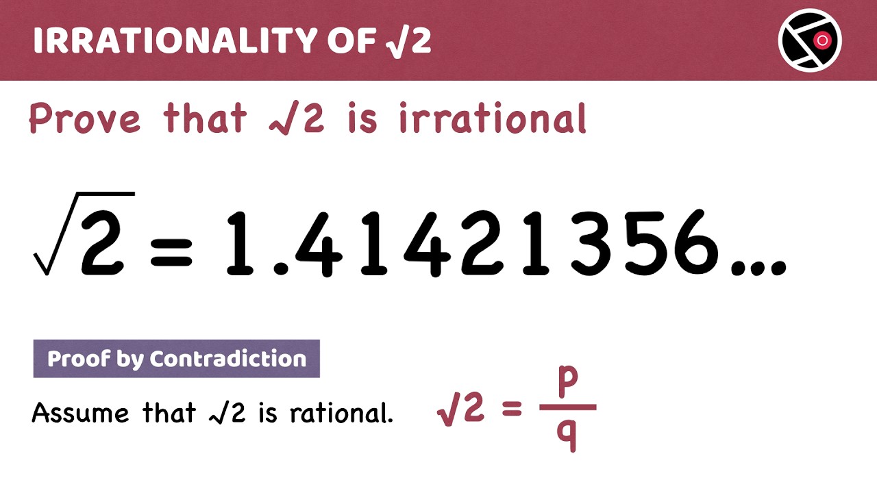 Prove that Square Root of 2 is Irrational | Proof by Contradiction | NCERT Class 10 | Theorem 1.3