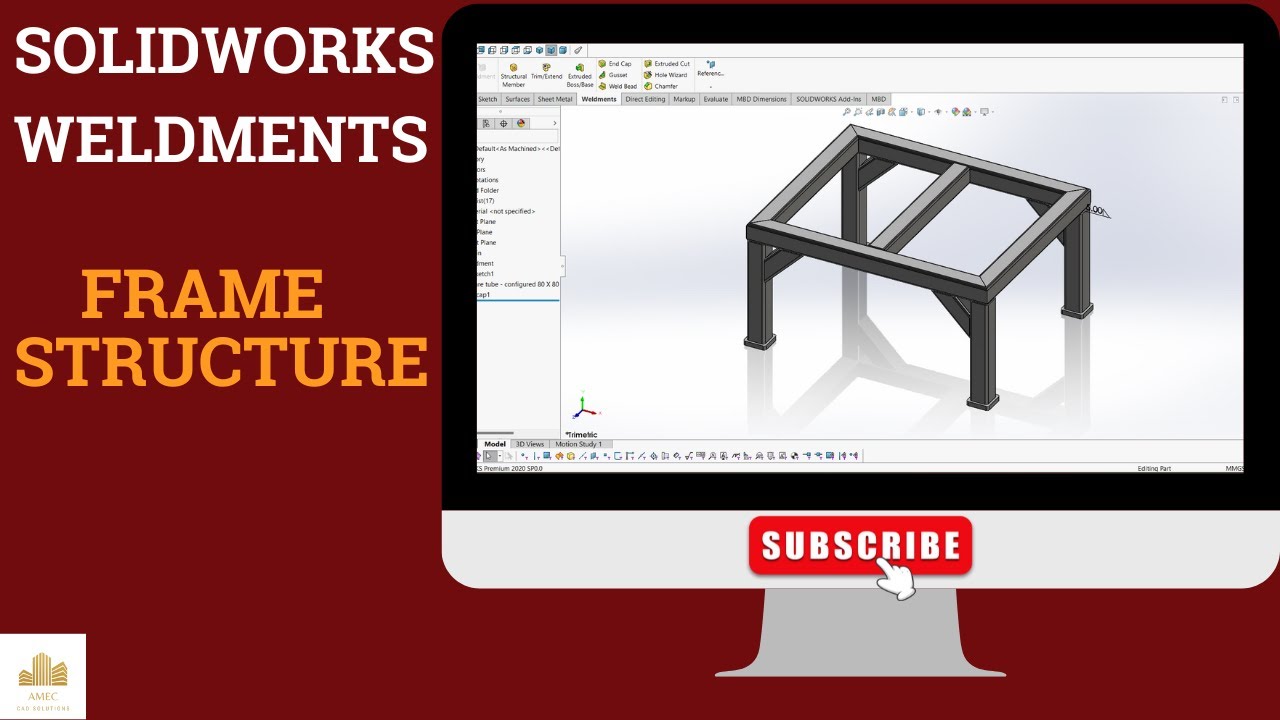 SOLIDWORKS WELDMENTS TUTORIAL