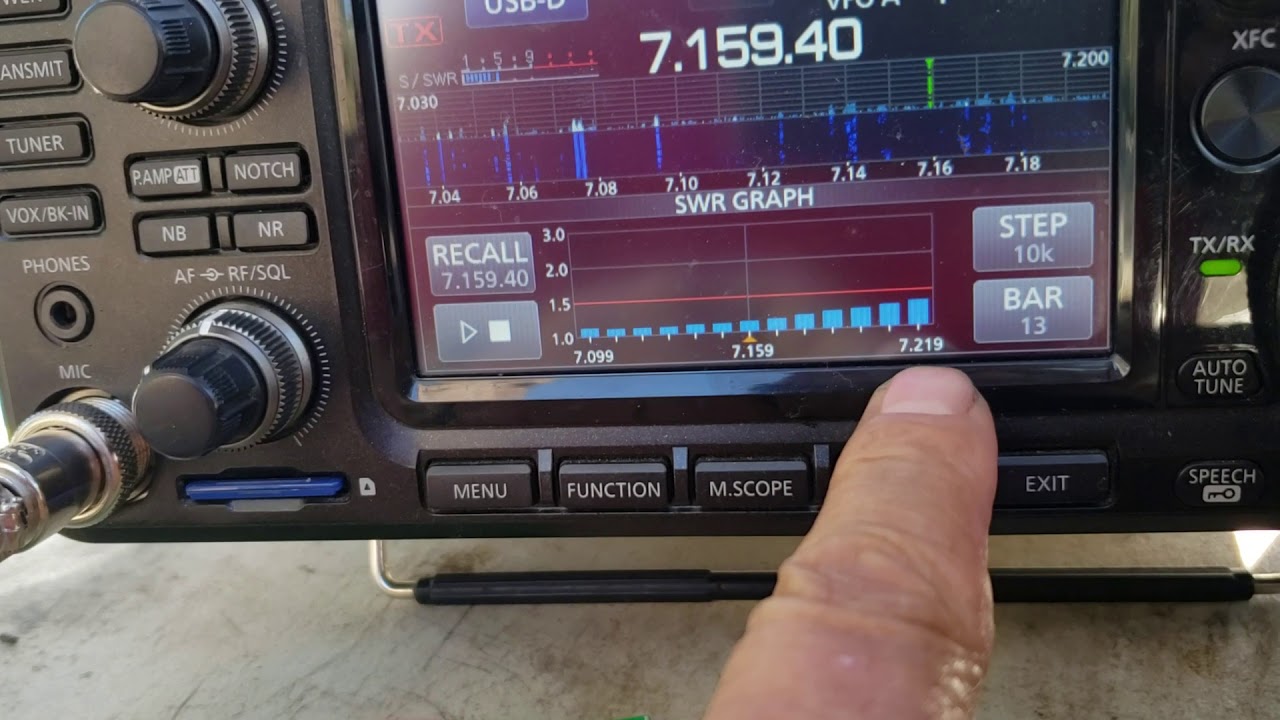 IC-7300 y su medidor de SWR