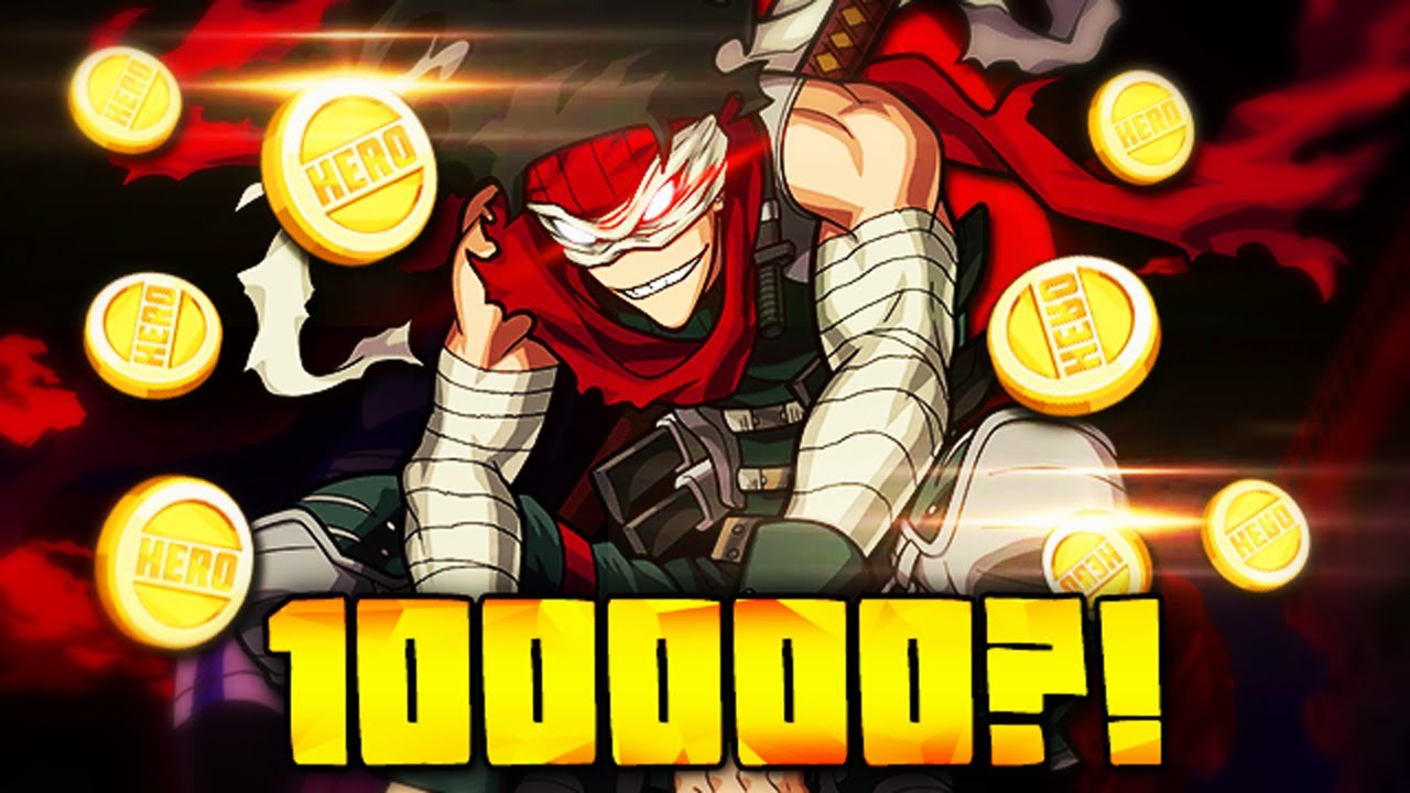 100,000 HERO COINS?! CRAZY LUCK ON STAIN BANNER SUMMONS!! (MHA: The Strongest Hero)