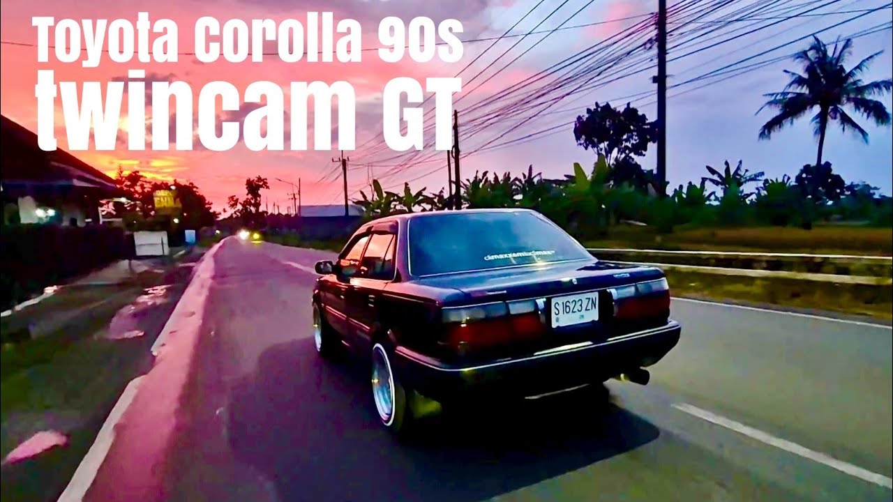 Test drive toyota Corolla twincam GT  1991 cakep