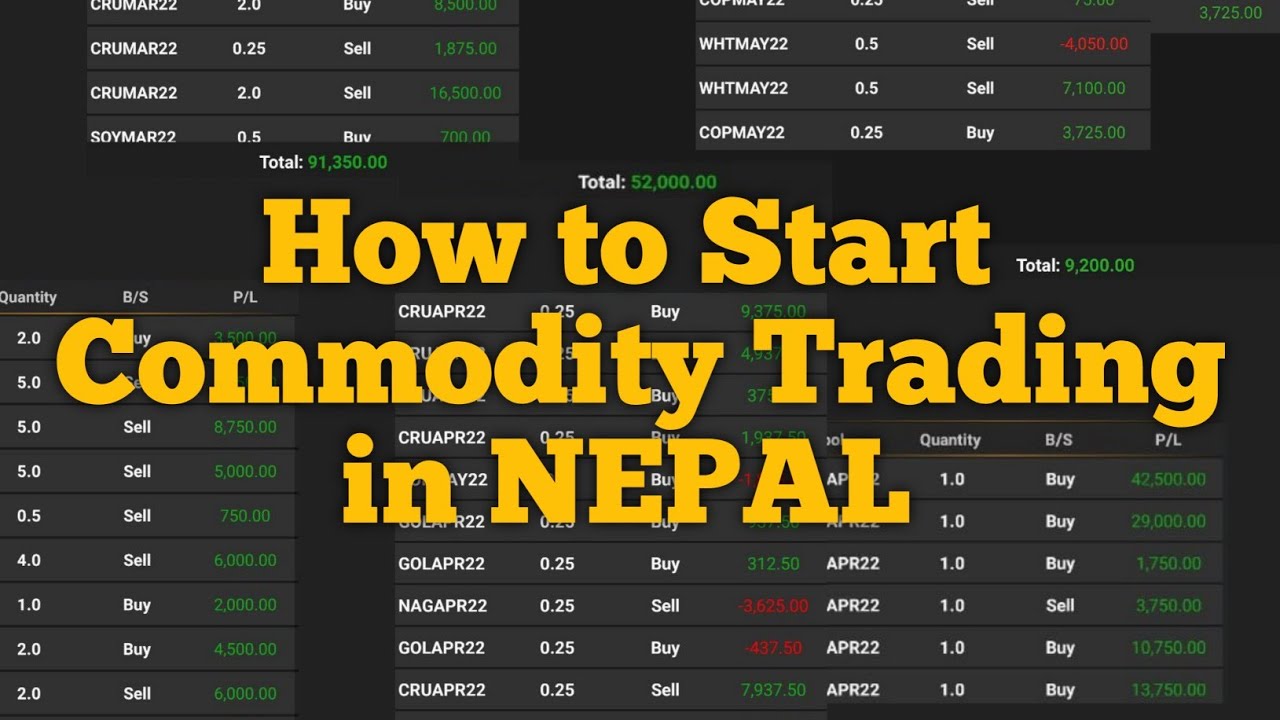 How to Start Commodity Trading in Nepal | Commodity Market Nepal