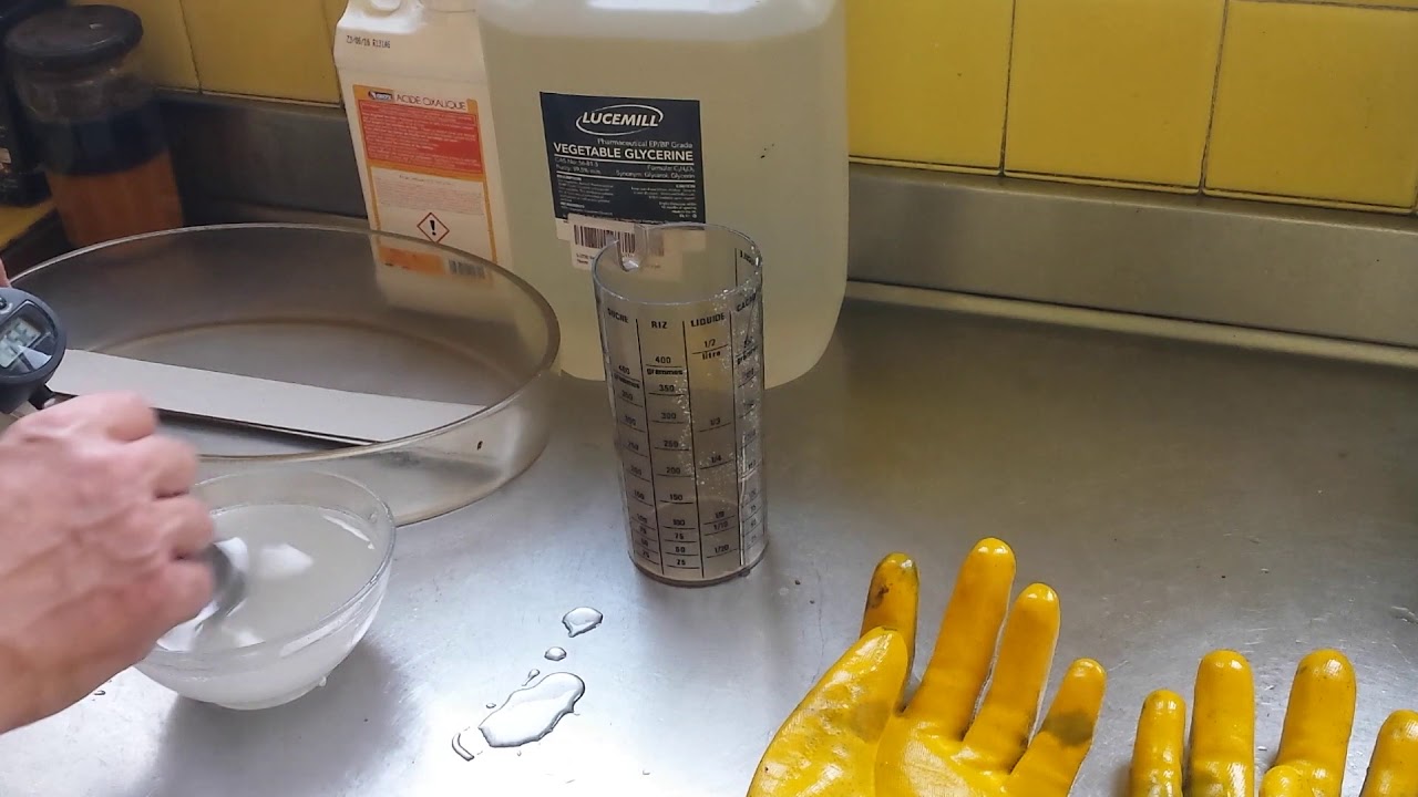 Préparation des bandelettes de glycérine-acide oxalique