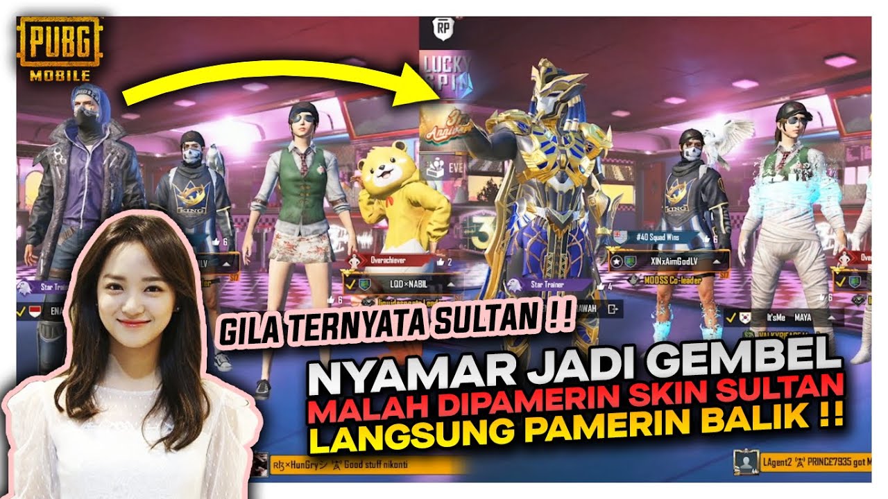 PURA2 JADI PLAYER MISKIN EH MALAH DIPAMERIN SKIN SULTAN , LANGSUNG PAMERIN BALIK !! - PUBG MOBILE