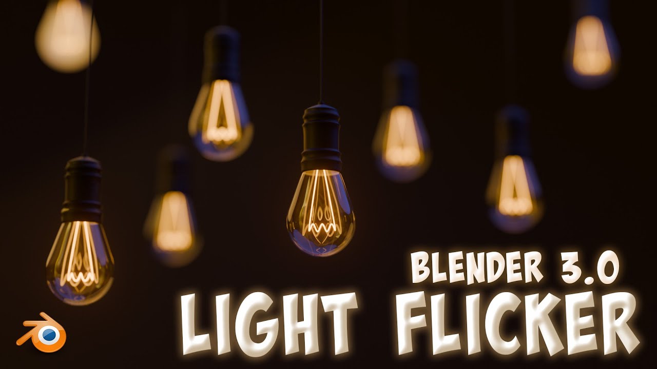 Light Flicker in Blender | Light Bulb Animation