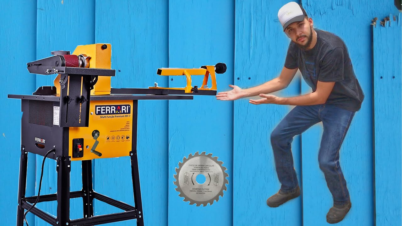 Unboxing Serra Multi-Função Ferrari MF-7 1500w