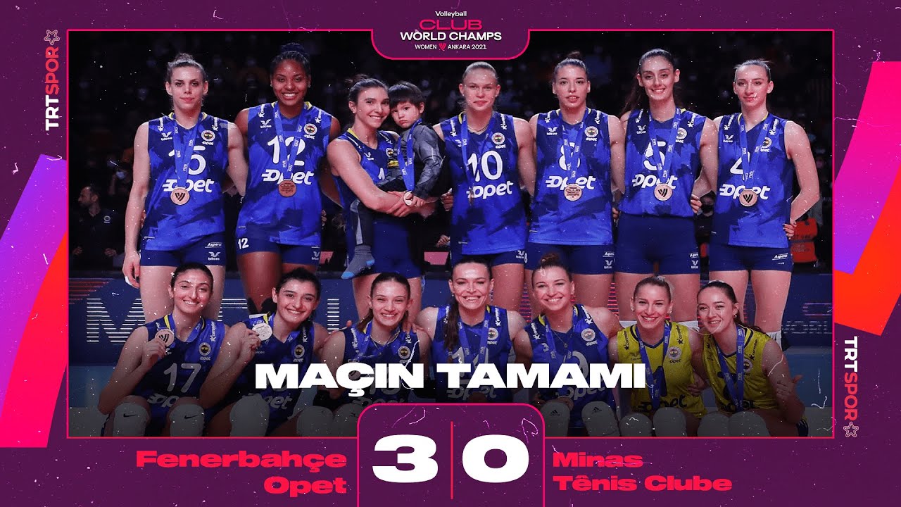 FENERBAHÇE DÜNYA ÜÇÜNCÜSÜ! Minas Tenis Clube 0 - 3 Fenerbahçe Opet | FIVB Dünya Kulüpler Şampiyonası