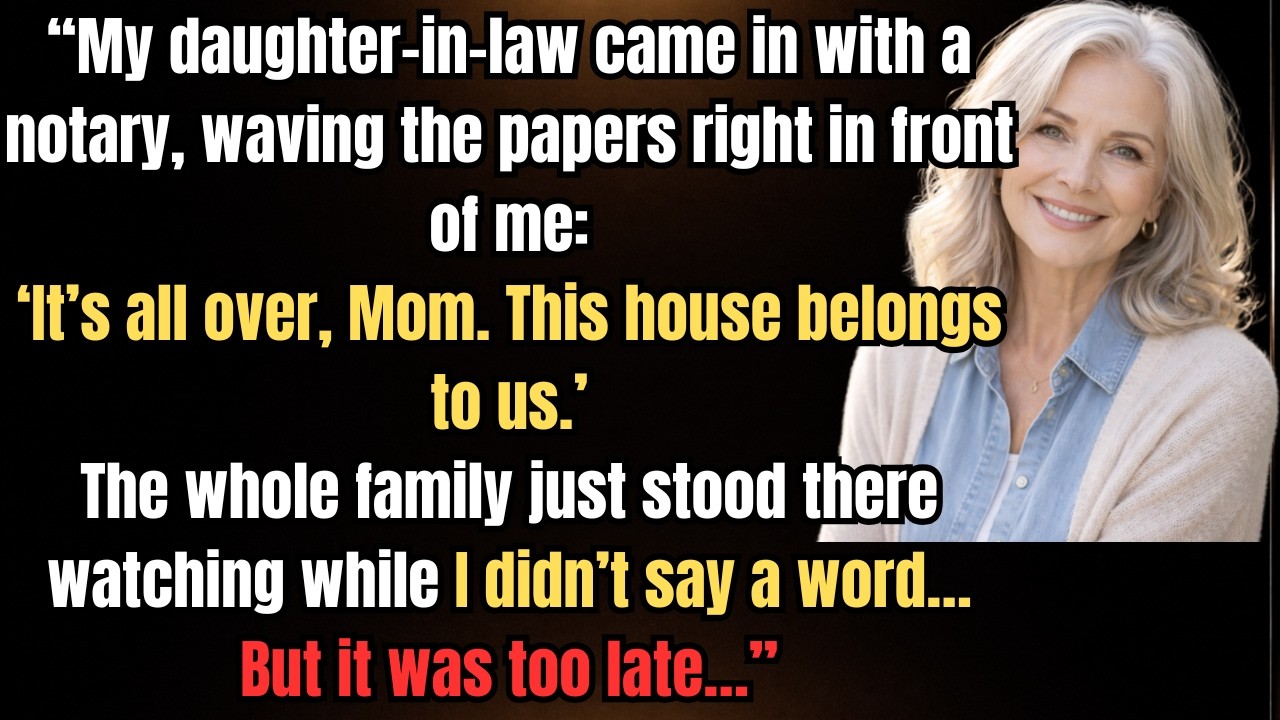 My Daughter-In-Law Tried to Steal My House with a Fake Notary. I Buried Them in..