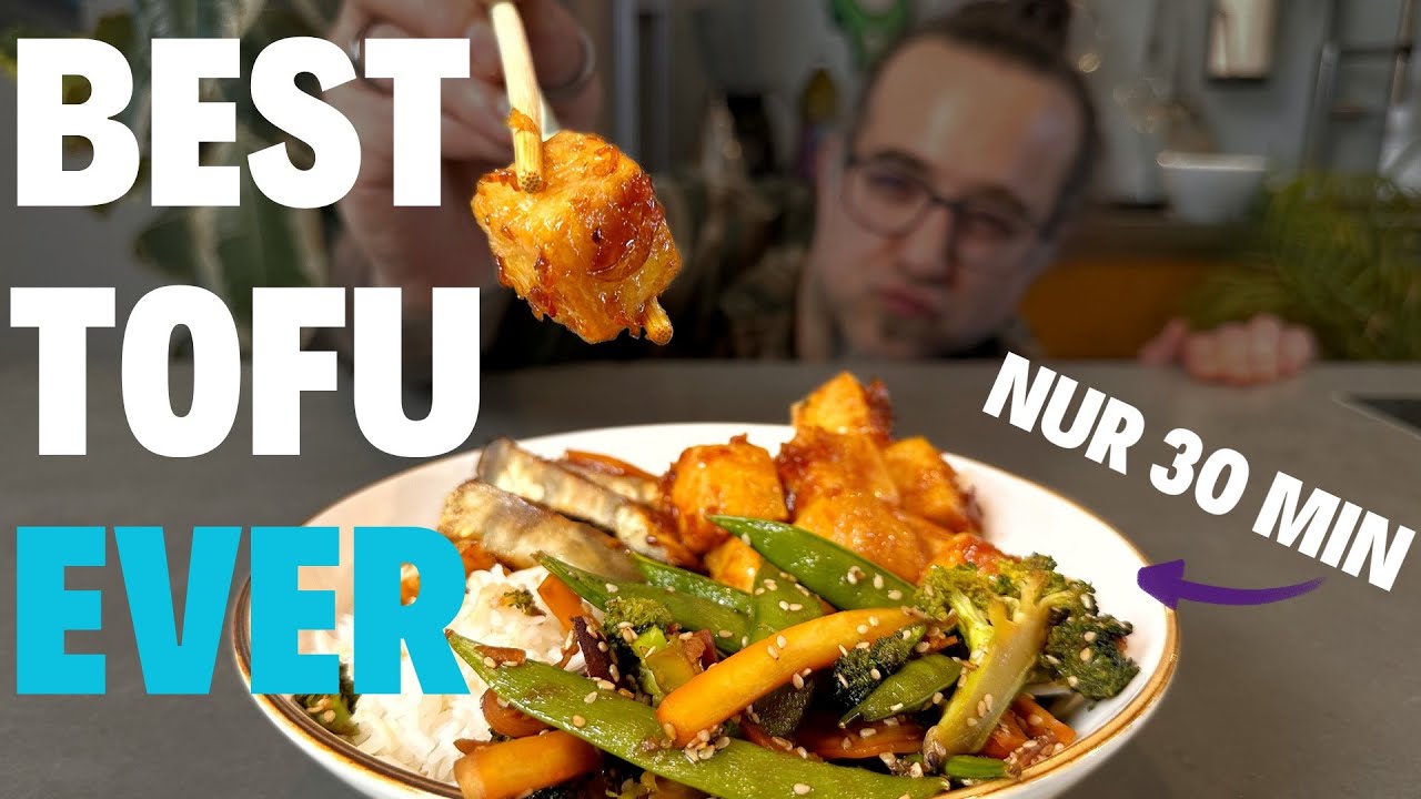 Mit diesem Trick zum besten Tofu der Welt und ein perfektes Mittagessen in nur 30 Minuten